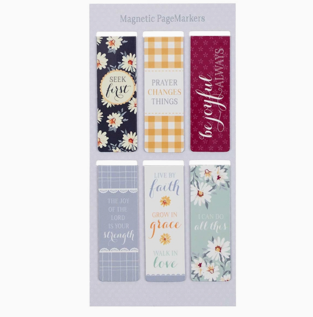 Daisy Delight Magnetic Bookmark Set