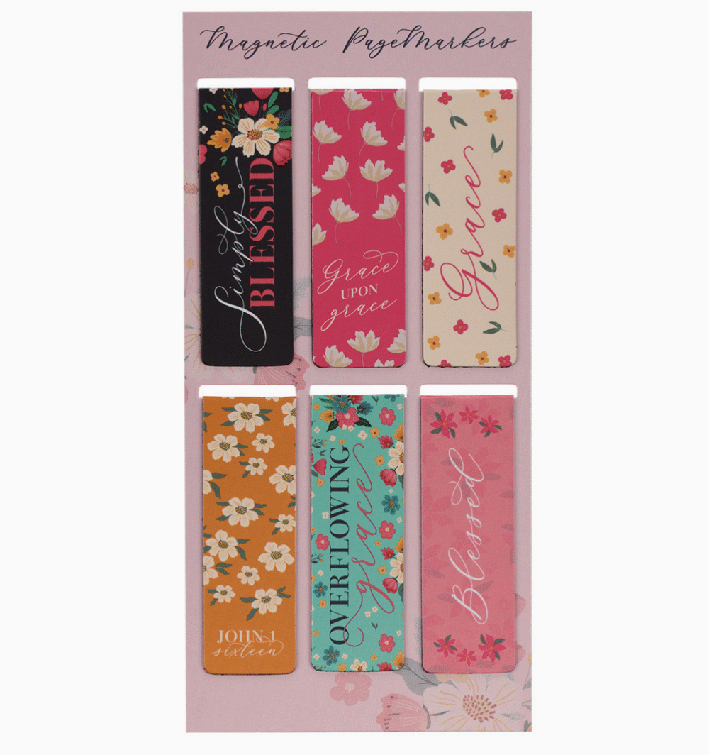 Overflowing Grace Magnetic Bookmarks
