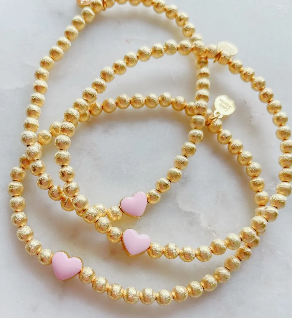 Golden Heart Glow Bracelet