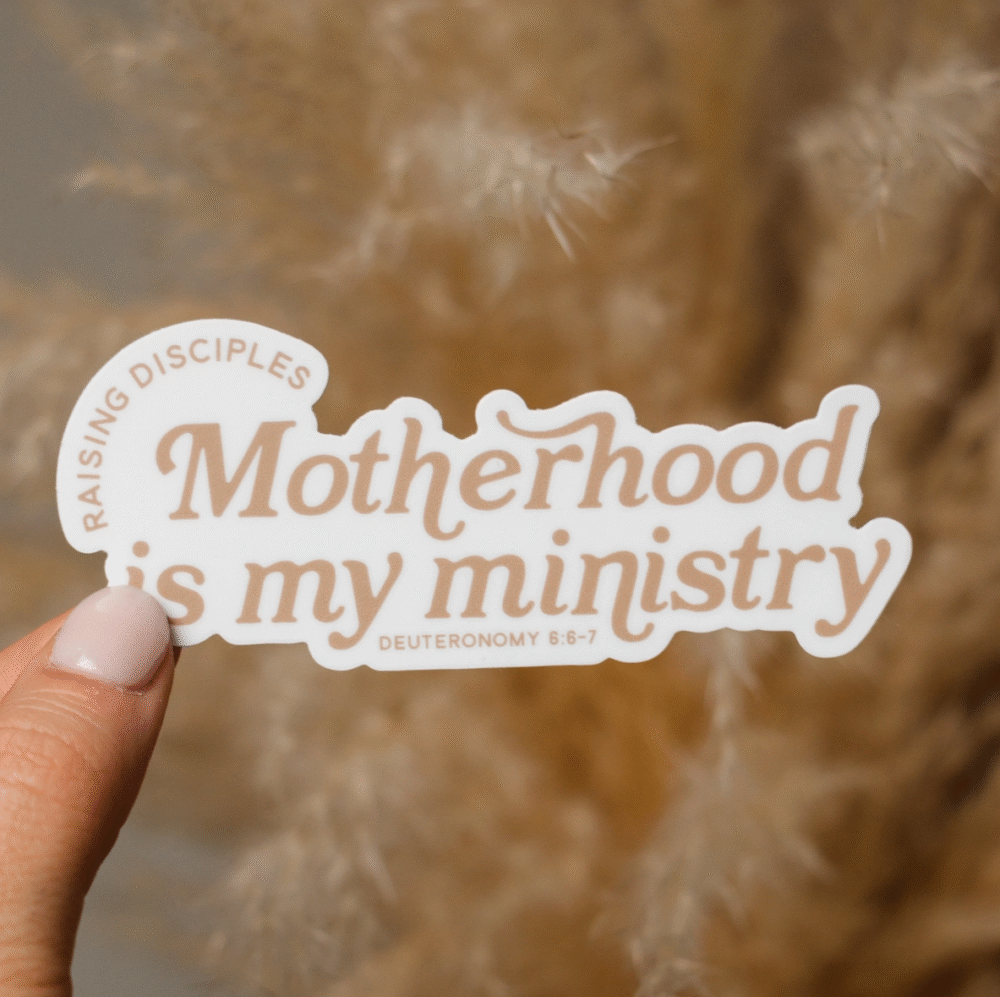 Motherhood is My Ministry Sticker