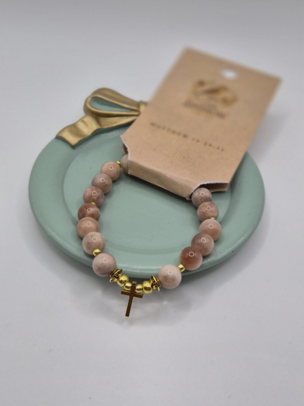 Rose Cross Bracelet